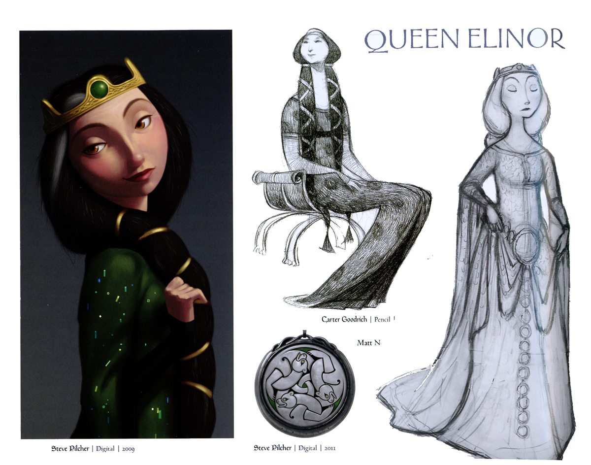 brave queen elinor concept art